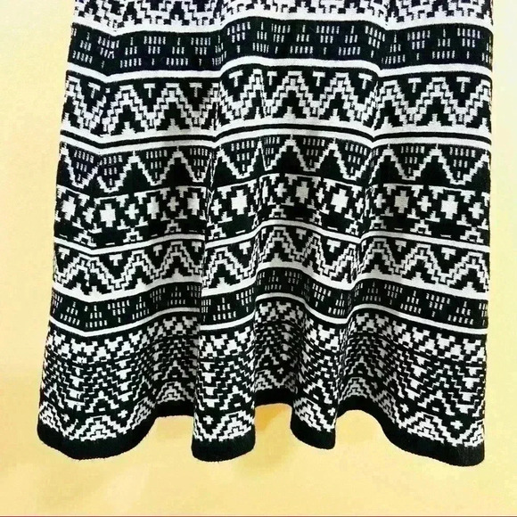 Altar’d State Rayon Black/white Sleeveless Knit A-Line Mini Dress Size S - Picture 16 of 16